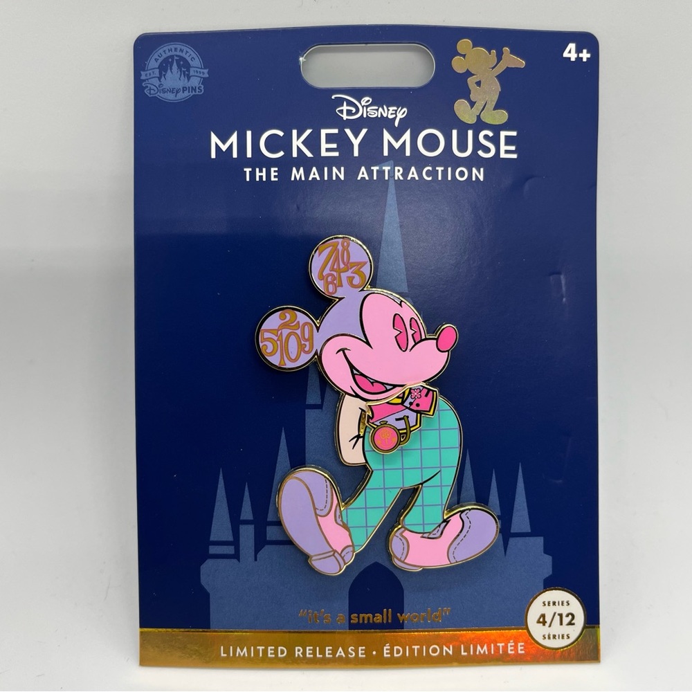 Mickey Mouse: The Main Attraction - it’s a small world Disney Pin • Ltd Release